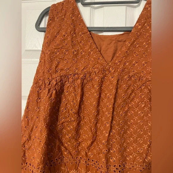 LOFT Terracotta Sleeveless Blouse - Picture 5 of 7